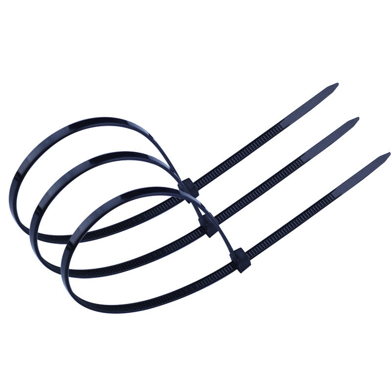 Huiyu Hy010 savarankiškai užsifiksuojantys nailono kabeliniai dirželiai, 1.0 mm storis, PA6/PA66, kabelių tvarkymui