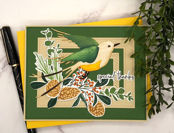 Metalinė pjovimo forma scrapbookingui — rankų darbo geležinė šablonas su geometriniu dizainu ir kaligrafijos bei tapybos motyvu, pritaikomas, namų naudojimui