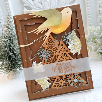 Metalinė pjovimo forma scrapbookingui — rankų darbo geležinė šablonas su geometriniu dizainu ir kaligrafijos bei tapybos motyvu, pritaikomas, namų naudojimui