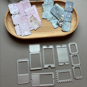 Rezací šablóna na scrapbooking – vintage retro séria, embossing, DIY (Materiál: uhlíková oceľ; Kategória: DIY; Štýl: moderný minimalizmus)