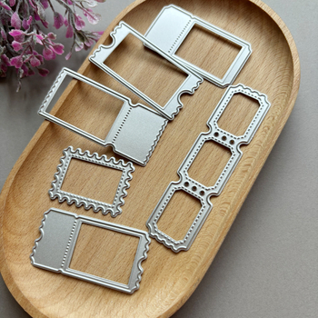 Rezací šablóna na scrapbooking – vintage retro séria, embossing, DIY (Materiál: uhlíková oceľ; Kategória: DIY; Štýl: moderný minimalizmus)