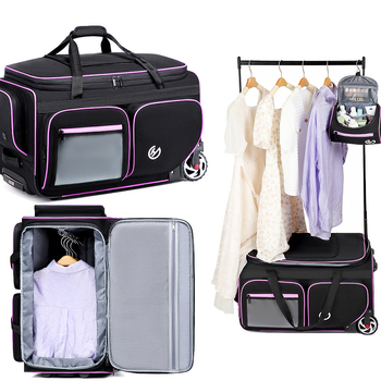 Τσάντα μεταφοράς ενδυμάτων με ρόδες – 20-35L, Oxford ύφασμα, πολυεστερική επένδυση, unisex, μάρκα YH&CS