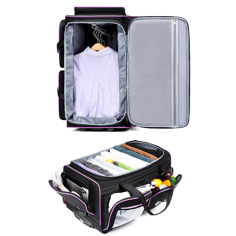 Cestovná taška na oblečenie s kolieskami – 20-35L, Oxford látka, podšívka z polyesteru, unisex, značka YH&CS