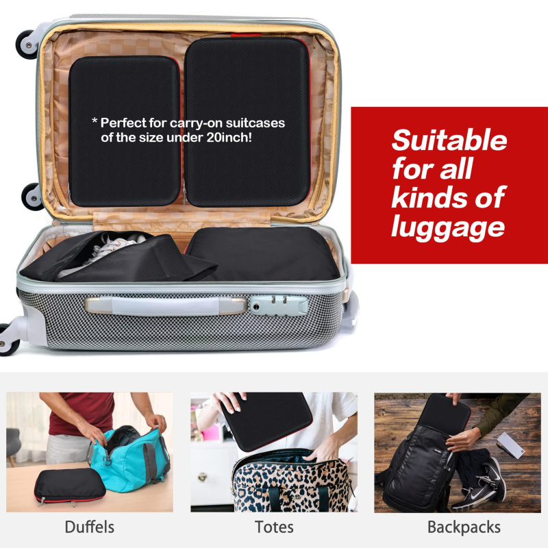 Yihong Kelioniniai kompresiniai saugojimo krepšiai, kubo formos, PP medžiaga, daugiafunkciniai, modelis MG15265, pakuotė 50 vnt.