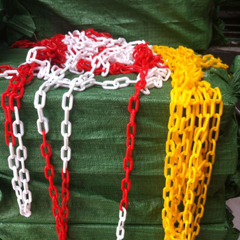 Plastikinė saugos grandinė kelių konusams — Gangtai, sintetinis dervos plokštė, injekcinis liejimas, įspėjimo ženklas, apskritas formos