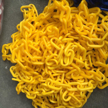 Plastikinė saugos grandinė kelių konusams — Gangtai, sintetinis dervos plokštė, injekcinis liejimas, įspėjimo ženklas, apskritas formos