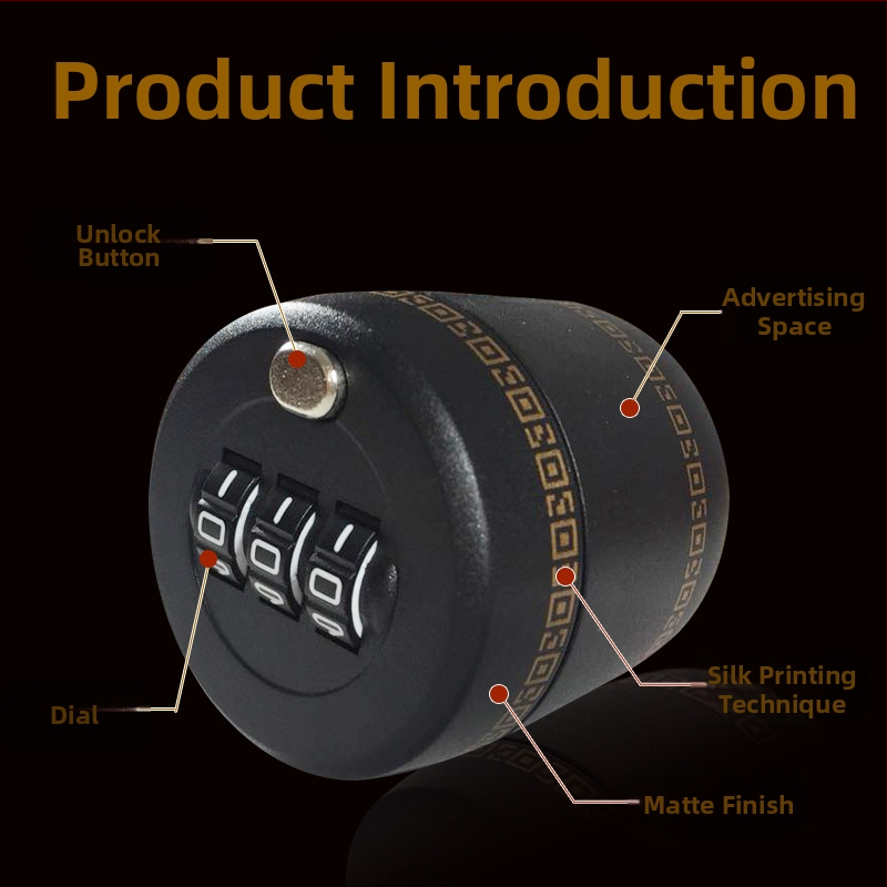 Заключалка за бутилка вино с числов код – PC корпус, за винени тапи, модерен минималистичен стил, персонализация налична