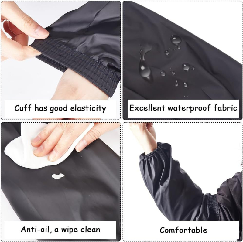 PU кожени предпазни ръкави за възрастни - водоустойчиви, маслоустойчиви, против замърсяване, износоустойчиви