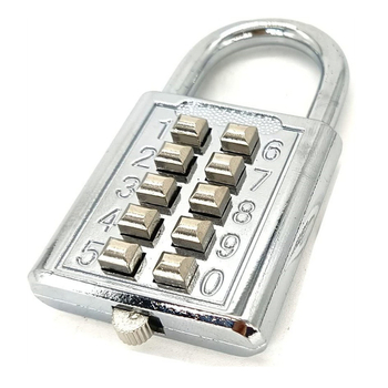 Μηχανική κλειδαριά ντουλαπιού γυμναστηρίου με 10 πλήκτρα – εξωτερική και ανθεκτική στο νερό, από κράμα ψευδαργύρου, μοντέλο YF 22011901