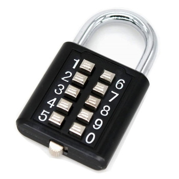Μηχανική κλειδαριά ντουλαπιού γυμναστηρίου με 10 πλήκτρα – εξωτερική και ανθεκτική στο νερό, από κράμα ψευδαργύρου, μοντέλο YF 22011901