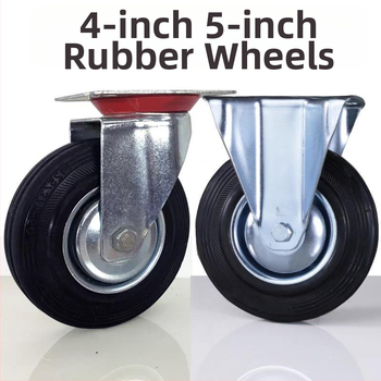 Гумени кастери за колички C-CTCK / C-CTCS / C-CTCJ75/100/125/150-R — фиксирани, въртящи се и със спирачка • Модел 162787 • Марка: Друг • Приложение: Друг • Лицензируеми частни марки: Да