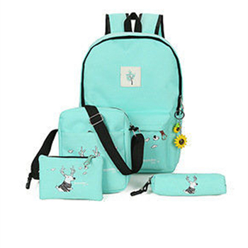 Σακίδιο με μοτίβο ελάφι σε ιαπωνικό στυλ, χαριτωμένο σχέδιο κινουμένων σχεδίων, χωρητικότητα 20–35 L, πολυεστέρας, θήκη φορητού υπολογιστή