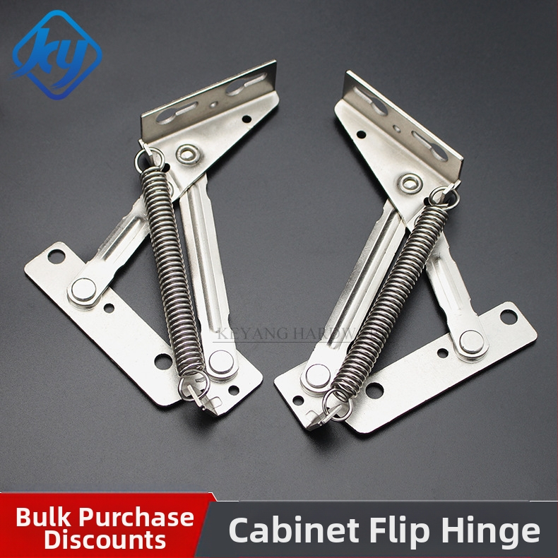 80° πόρτα ντουλάπας με πτυσσόμενο μεντεσέ, σίδηρος, 1.8–2.0 mm, νικελωμένη επίστρωση