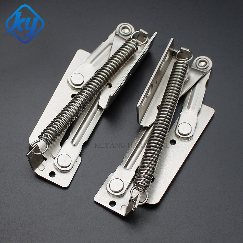 Balama pentru dulap cu deschidere de 80°, balama cu arc, fier, 1.8–2.0 mm, placare nichelată