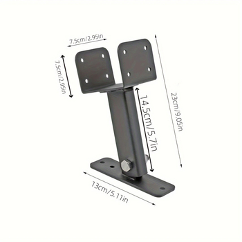 Βραχίονας στήριξης δοκού οροφής για σκαλωσιά, βαρέως τύπου, ρυθμιζόμενης γωνίας, μεταλλική κατασκευή, γενικής χρήσης