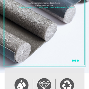 Долен уплътнител за врати от пяна – ветроустойчив и шумоизолиращ уплътнител за врати и прозорци, марка 45454/Good Cloud