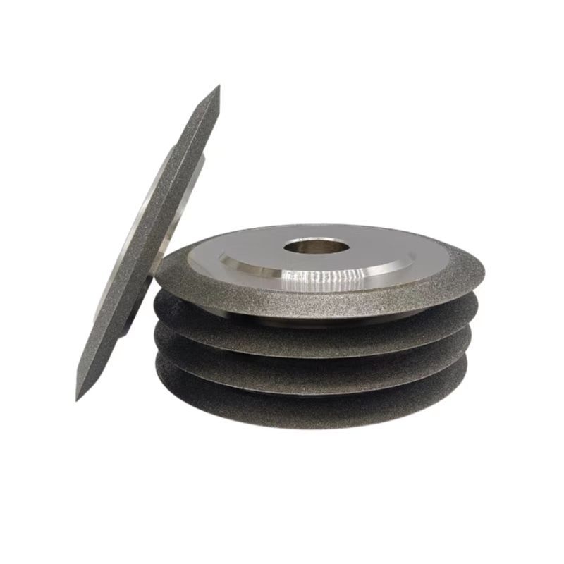 Диамантено шлифовъчно колело със наклонен ръб, борон нитрид, електроплакиране, модел 0005