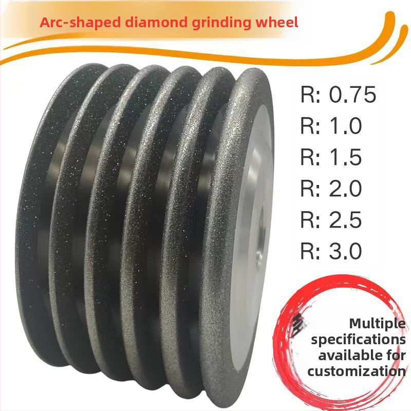Диамантено шлифовъчно колело със наклонен ръб, борон нитрид, електроплакиране, модел 0005