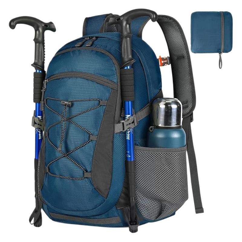 Žygio kuprinė, atspari vandeniui ir itin lengva, orui laidus Oxford audinys ir išlenkti pečių dirželiai