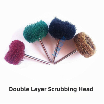 Šlifavimo galvutės su rankena, 40 vnt komplektas, skirtas burrų šalinimui, rūdijimo ir oksidų pašalinimui