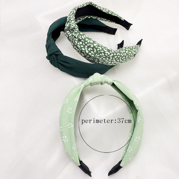 Χειροποίητος υφασμάτινος κεφαλόδεσμος μαλλιών με λεοπάρ σχέδιο και λουλούδι, διακοσμητικό σταυρωτό δέσιμο, καλοκαίρι 2025, απλό στυλ, μοντέρνο καθημερινό αξεσουάρ μαλλιών