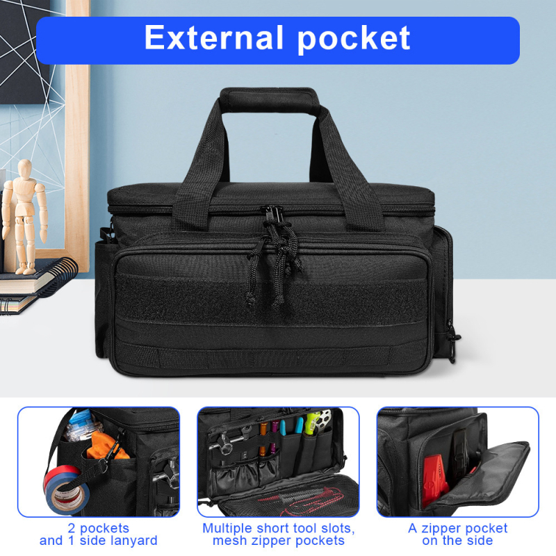 Чанта за съхранение на инструменти – ръчна чанта за дейности на открито и електротехника, многофункционален комплект за инструменти, преносима работна чанта