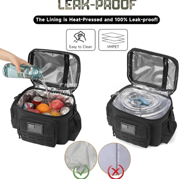 Изолирана къмпинг ланч-бокс и охладителна чанта, капацитет 15000 ml, материал 27161, портативна с бързо охлаждане