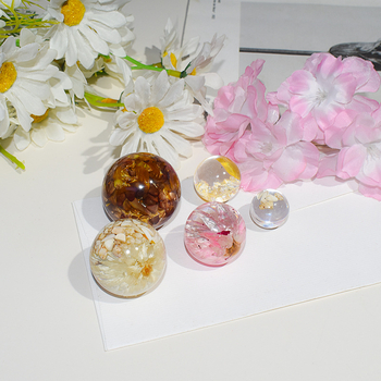 Φόρμα σιλικόνης για σφαίρες εποξειδικής ρητίνης – πέντε συνδεδεμένες σφαίρες για μενταγιόν, DIY