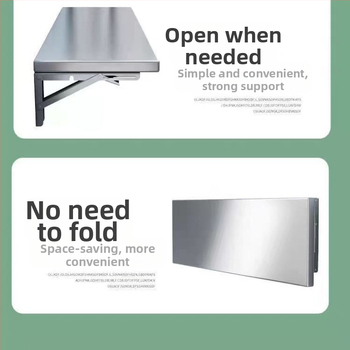 Κουζίνας ενός επιπέδου αναδιπλούμενο ράφι τοίχου για αποθήκευση (Υλικό: 201 ανοξείδωτος χάλυβας; Χαρακτηριστικά: χωρίς εγκατάσταση; Τοποθέτηση: κρεμαστός τοίχου; Στυλ: Δημιουργικό)