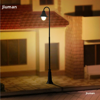 Архитектурен модел за диорама: уличен фенер за мини ландшафт, DIY; не мултифункционален; 3C категория: Играчки за лица над 14 години