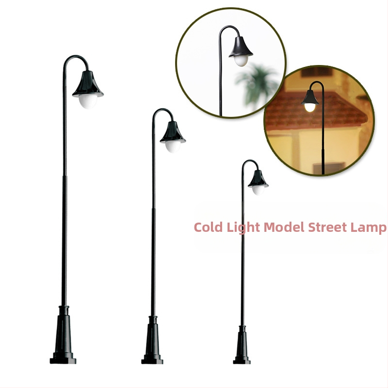 Архитектурен модел за диорама: уличен фенер за мини ландшафт, DIY; не мултифункционален; 3C категория: Играчки за лица над 14 години