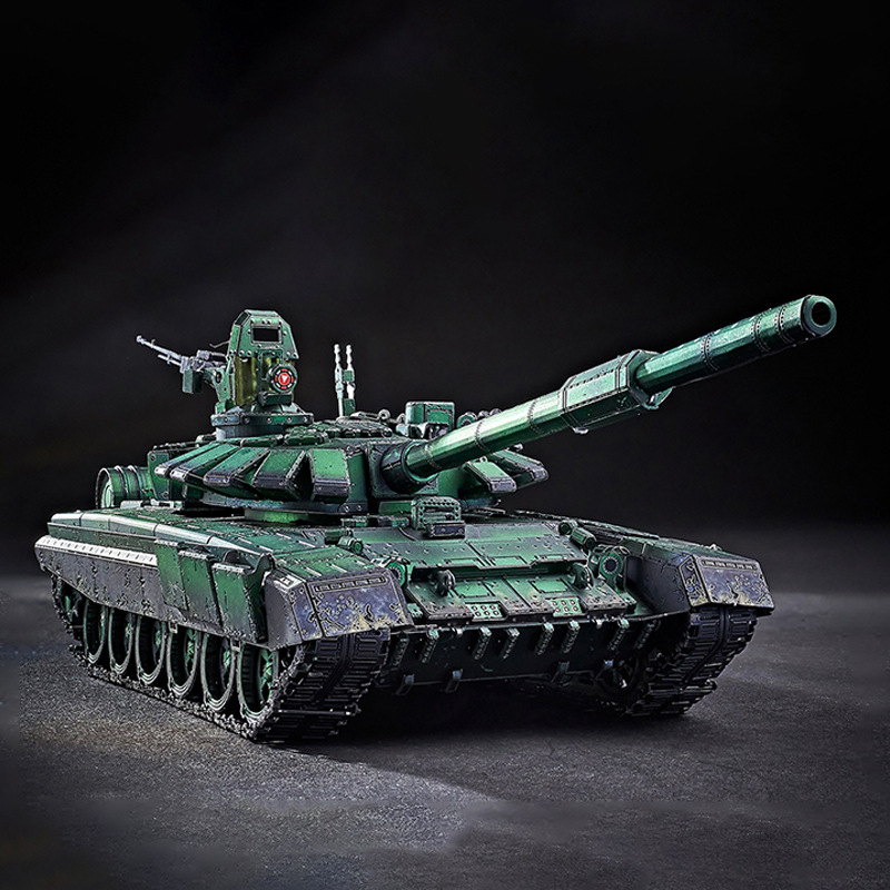 U potpunosti metalni DIY 3D puzzle model T-72B3 glavni borbeni tenk – ukras na stolu za uzrast 15–35
