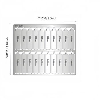 Σετ 20 κυκλικών φορμών με επίπεδο πυθμένα