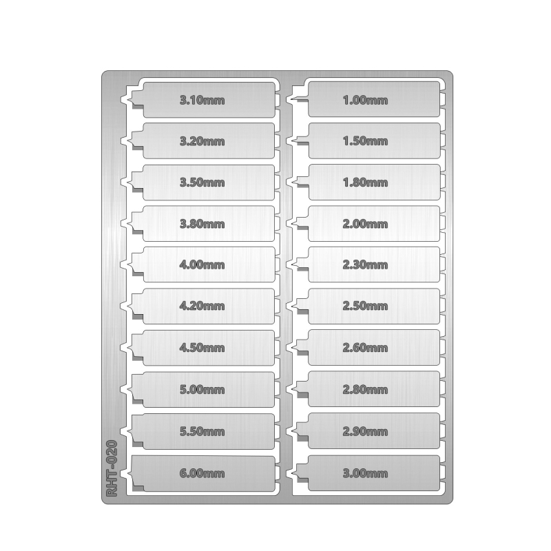 Σετ 20 κυκλικών φορμών με επίπεδο πυθμένα