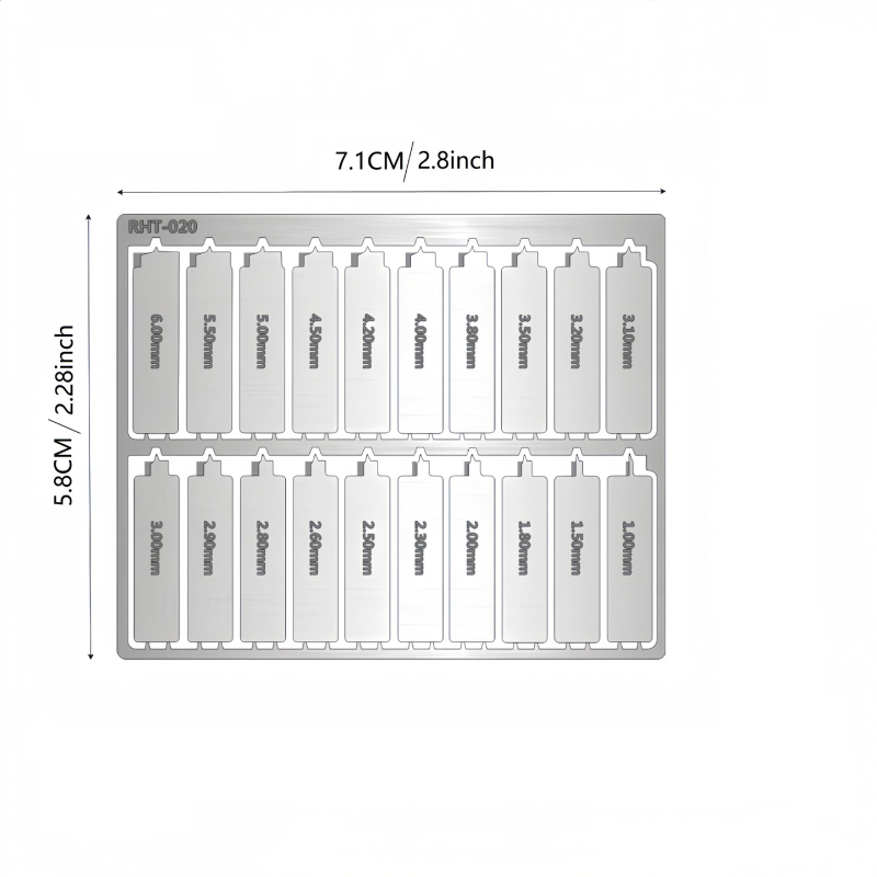 Σετ 20 κυκλικών φορμών με επίπεδο πυθμένα