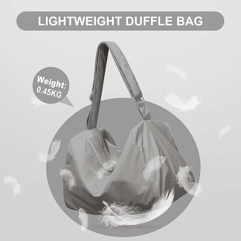 Mažas fitneso krepšys su batų skyriumi, atsparus vandeniui Oxford audinys, unisex, lengvas, lauko naudojimui