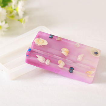 Καλούπι σιλικόνης για DIY βάση τηλεφώνου και διακοσμητικό γραφείου, ορθογώνιο σχήμα, μοντέρνο μινιμαλιστικό στυλ, κυκλοφόρησε τον Οκτώβριο 2024