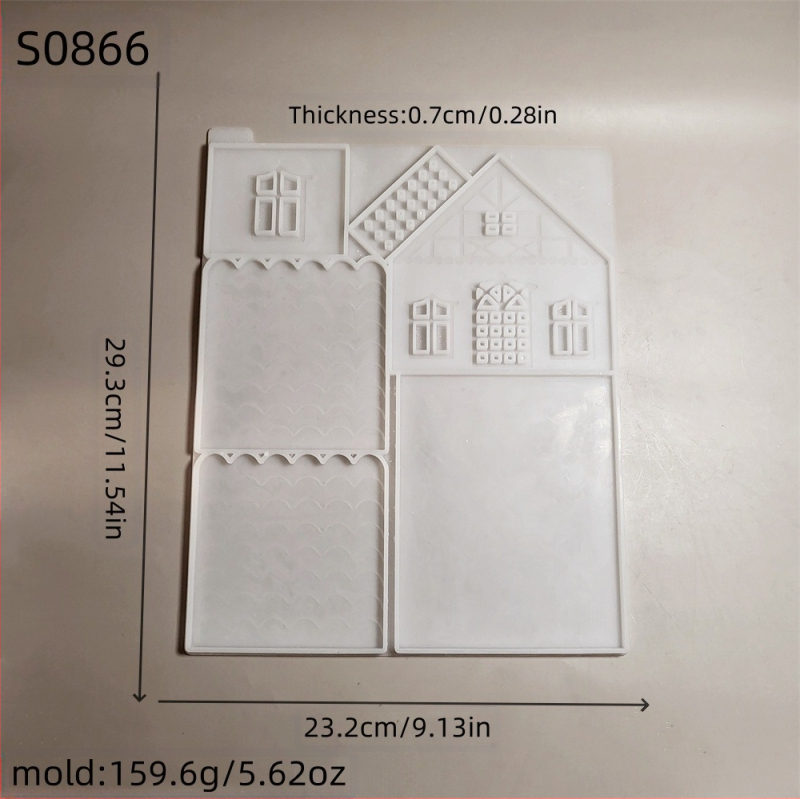 Silikónová forma na nepravidelné dekoratívne figúrky — DIY, forma na pečenie
