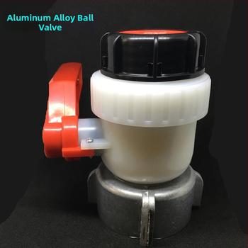 Leptir ventil IBC spremnik, DN50, otporan na kiseline i baze, plastična konstrukcija, 1–1.6 MPa