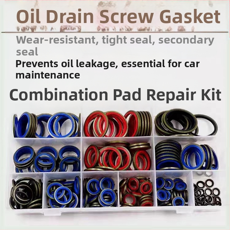 Комбиниран ремонтен комплект за шайби и O-ринги за автомобили, Ruixin stamping seal, модел 6-163