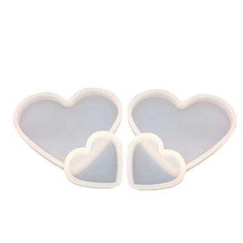 Σιλικονούχο καλούπι για δίσκους – DIY, μορφές: κύκλος, τετράγωνο και καρδιά