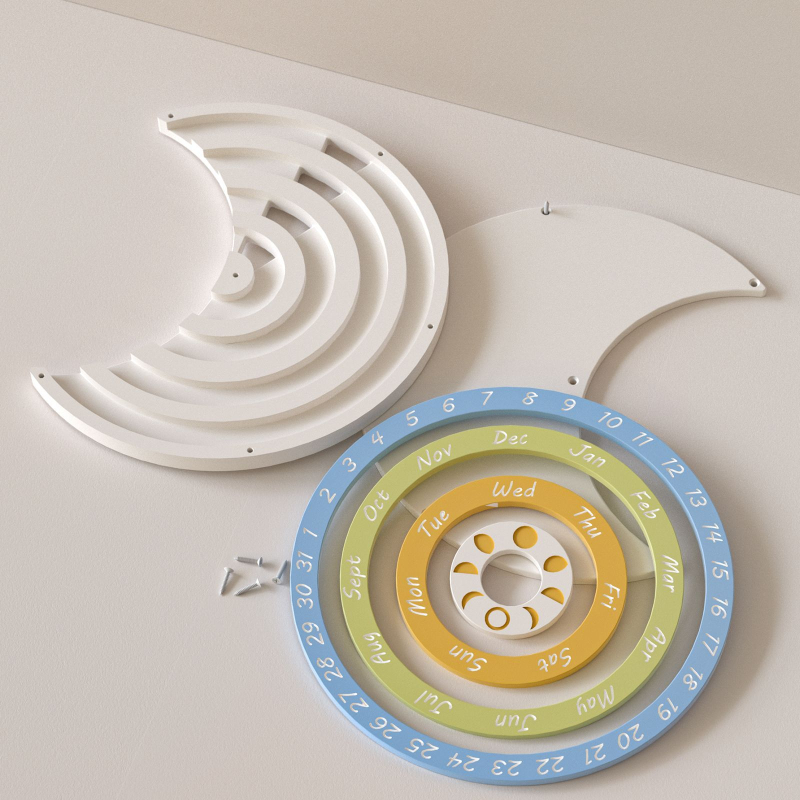 Poppy силиконова форма за гипс и смоли, полумесец, за DIY украси