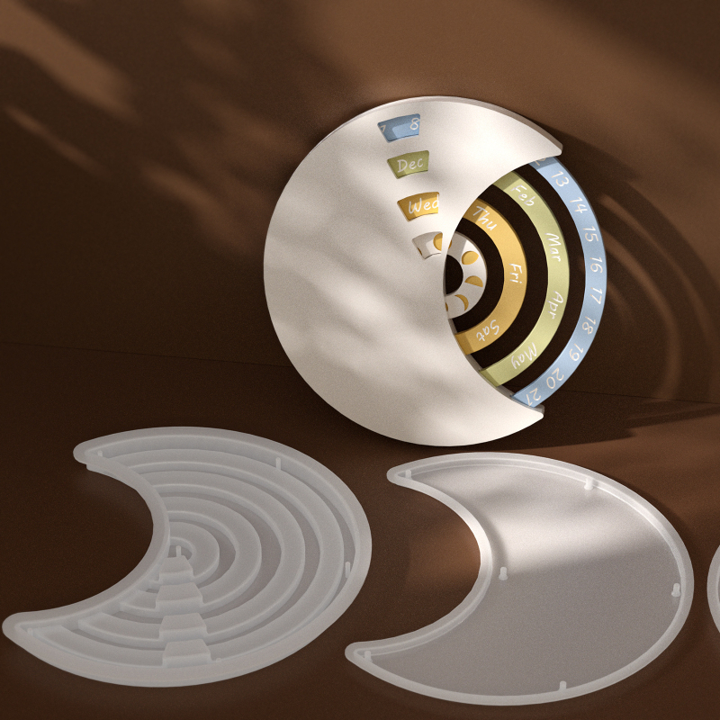 Poppy силиконова форма за гипс и смоли, полумесец, за DIY украси