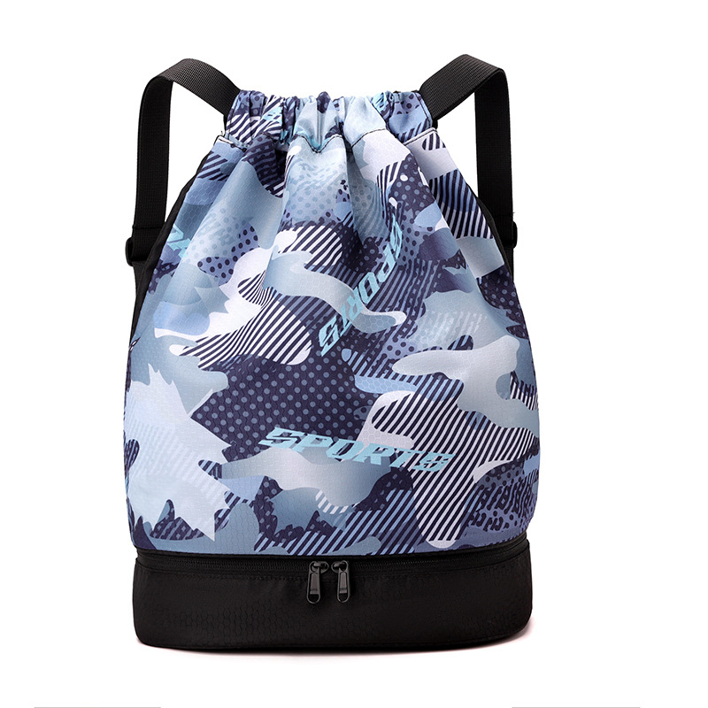 Detský batoh s rozdelením suché/mokré na plávanie a fitness, nylon, priedušný, vodeodolný, ľahký, unisex (Rozdelenie suché/mokré; Nylon; Priedušný; Vodeodolný; Unisex)