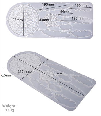 Σιλικονούχο καλούπι ρητίνης για DIY έργα – μη κανονικό σχήμα και στυλ (Υλικό: Σιλικόνη; Κατηγορία: φόρμες ψησίματος/φόρμες; Μάρκα: Overflow)