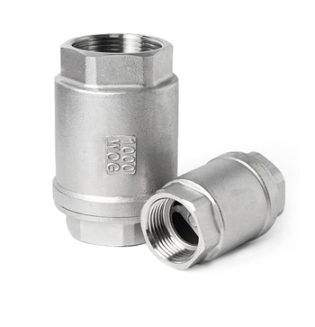 Vertikalni provjerni ventil od 304 nehrđajućeg čelika, H12 navoj, jednosmjerne tok, za vodovodni sustav