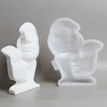 S1547 Καλούπι σιλικόνης για γύψο – Αφηρημένη αγκαλιά άνδρα και γυναίκας, Ακανόνιστο σχήμα, DIY