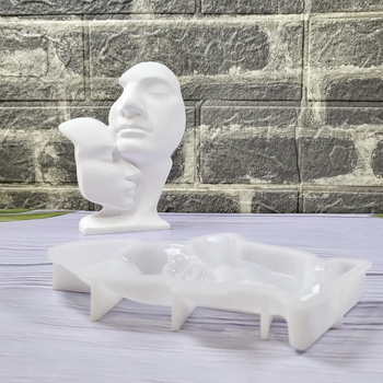 S1547 Καλούπι σιλικόνης για γύψο – Αφηρημένη αγκαλιά άνδρα και γυναίκας, Ακανόνιστο σχήμα, DIY