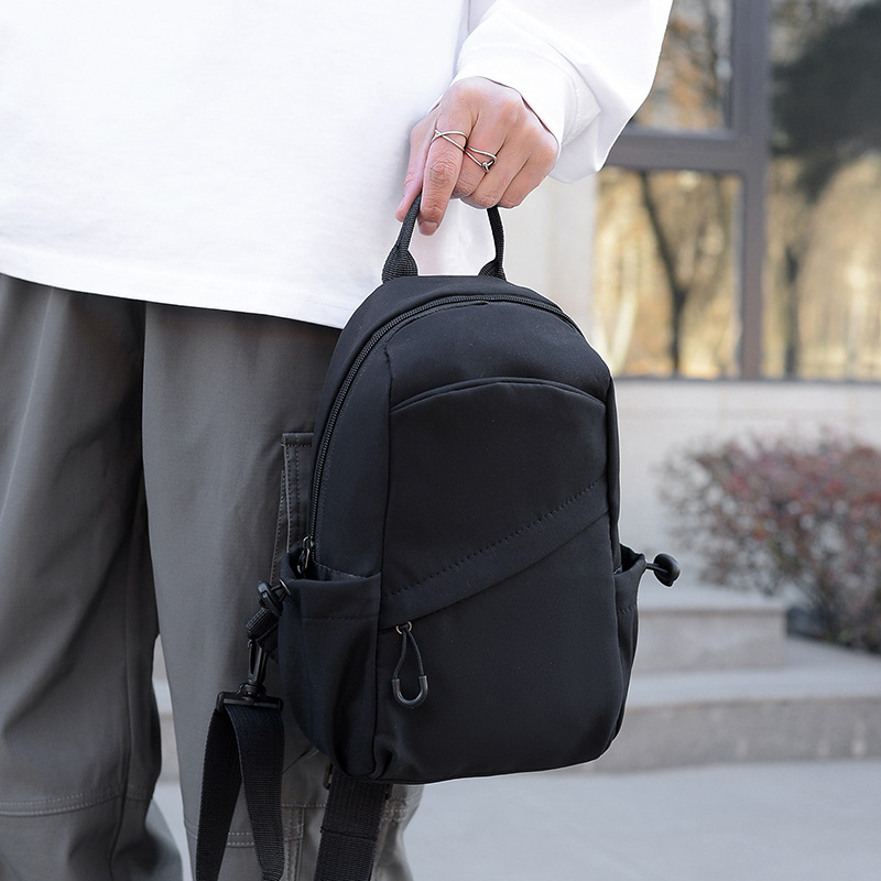 Vyriška krūtinės rankinė, miesto paprastumas, nailonas, kvėpuojanti, poliesterio pamušalas