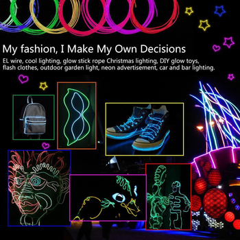 Φωτιστικό ατμόσφαιρας αυτοκινήτου LED - EL κρύο φως, Universal μοντέλο, 12V